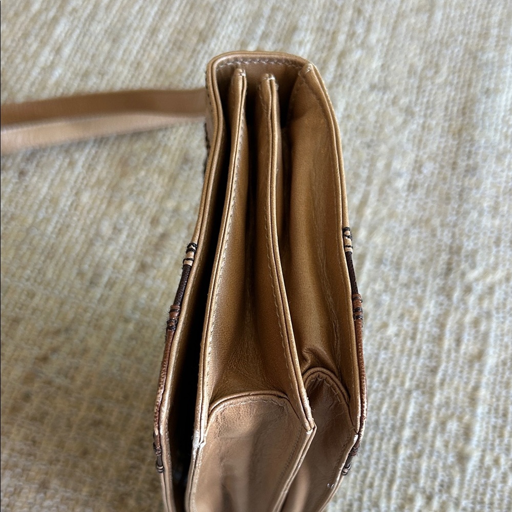 Prada Leather Bag in Brown and Tan - Picture 10 of 14